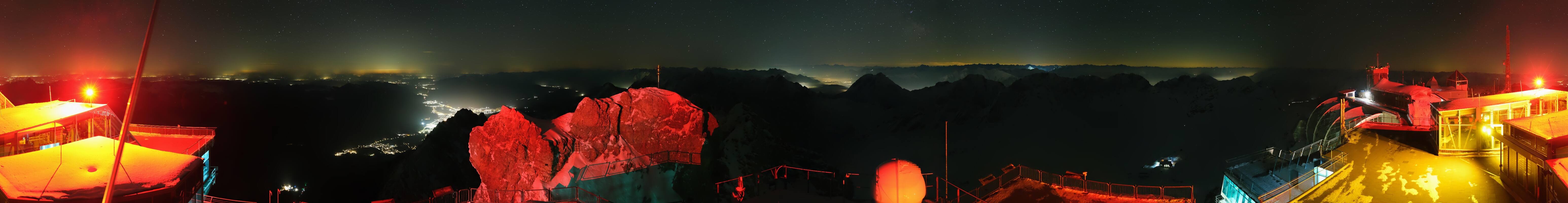 Archived image Webcam Panoramic View Zugspitze