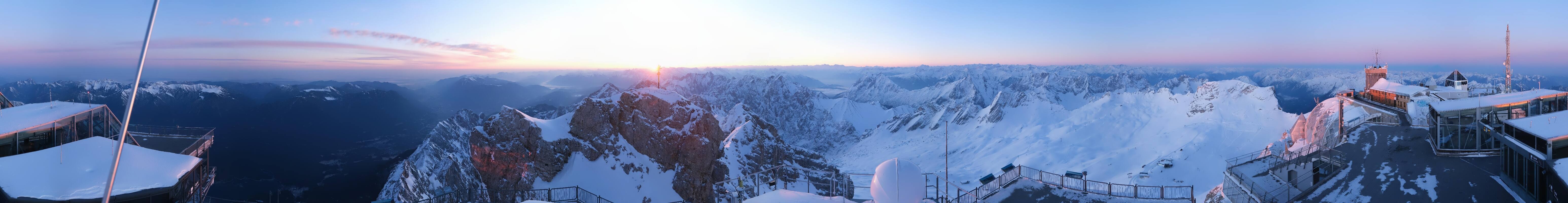 Archived image Webcam Panoramic View Zugspitze