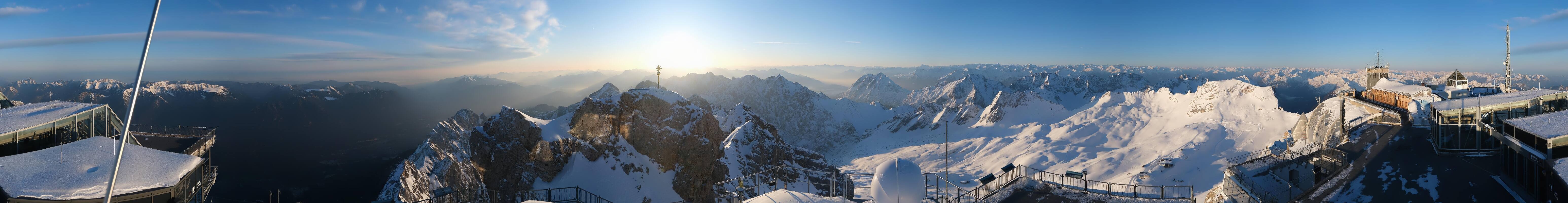 Archived image Webcam Panoramic View Zugspitze