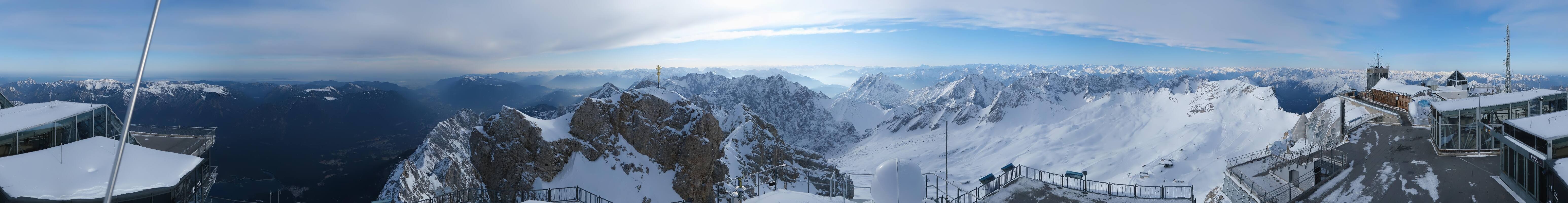 Archived image Webcam Panoramic View Zugspitze