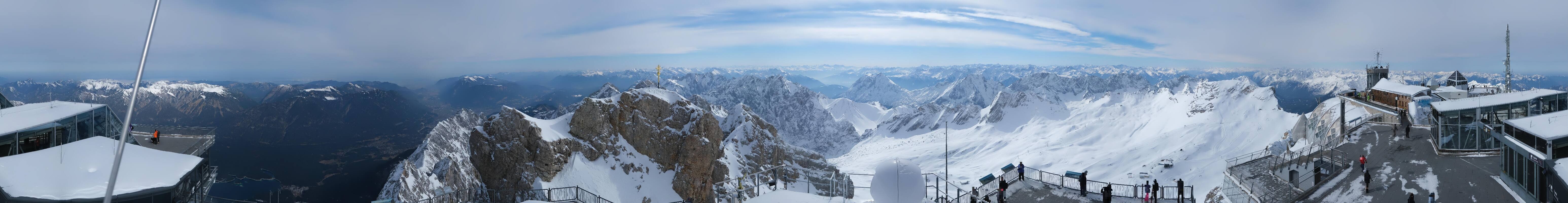 Archived image Webcam Panoramic View Zugspitze