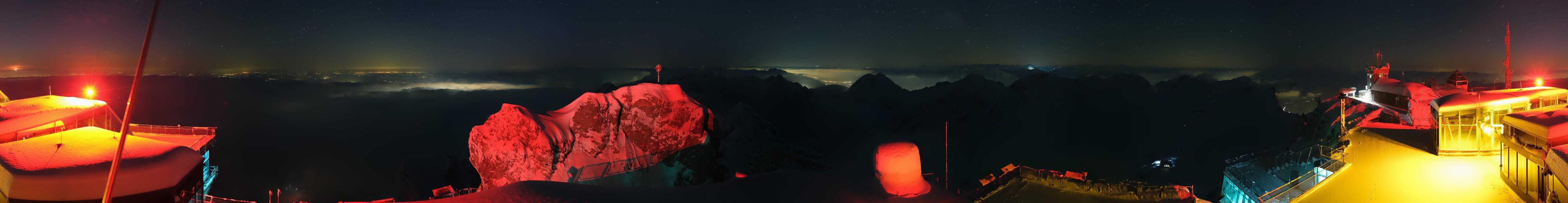 Archived image Webcam Panoramic View Zugspitze
