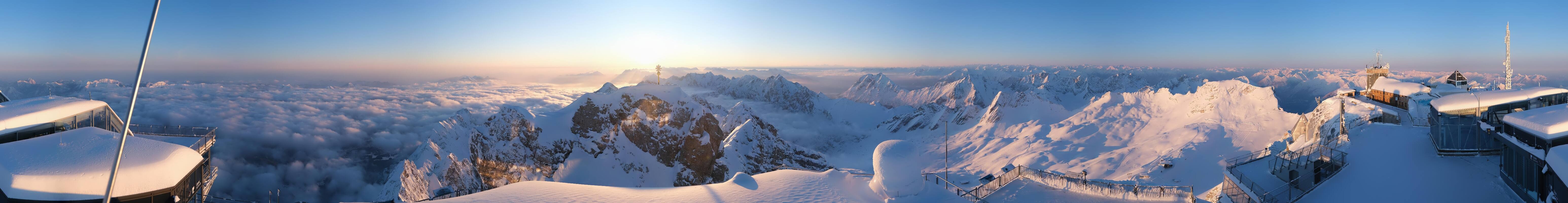 Archived image Webcam Panoramic View Zugspitze