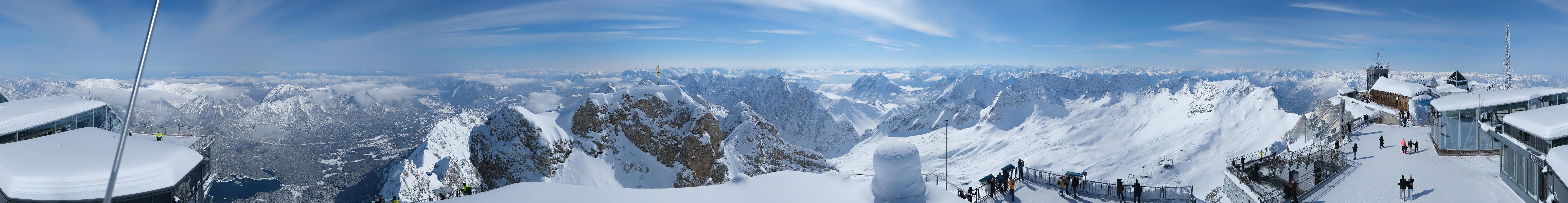 Archived image Webcam Panoramic View Zugspitze
