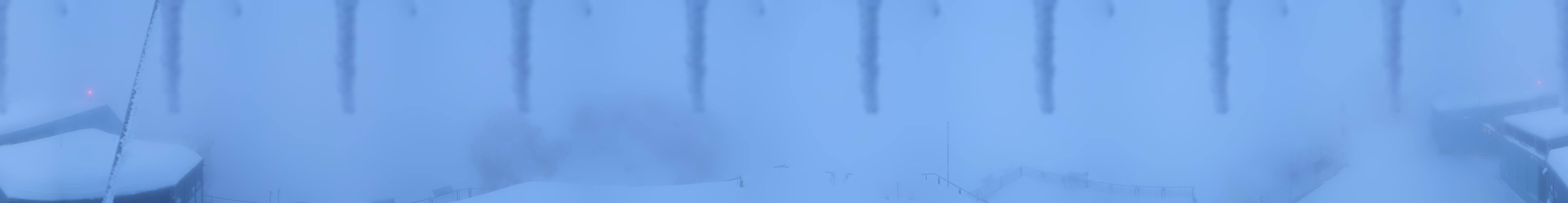 Archiv Foto Webcam Zugspitze: Panoramablick vom Gipfel