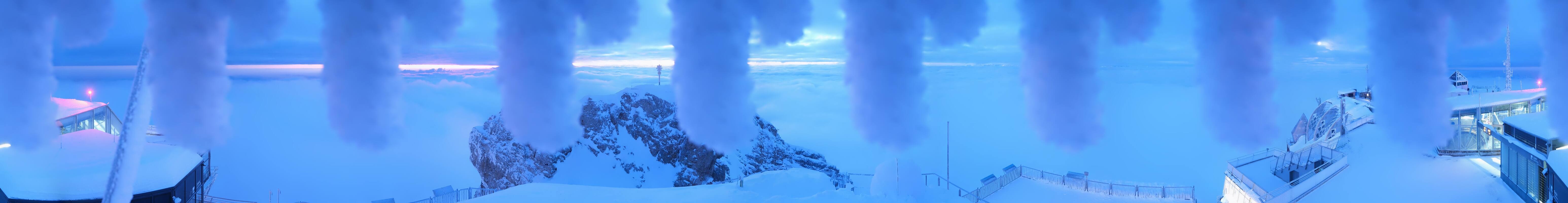 Archived image Webcam Panoramic View Zugspitze