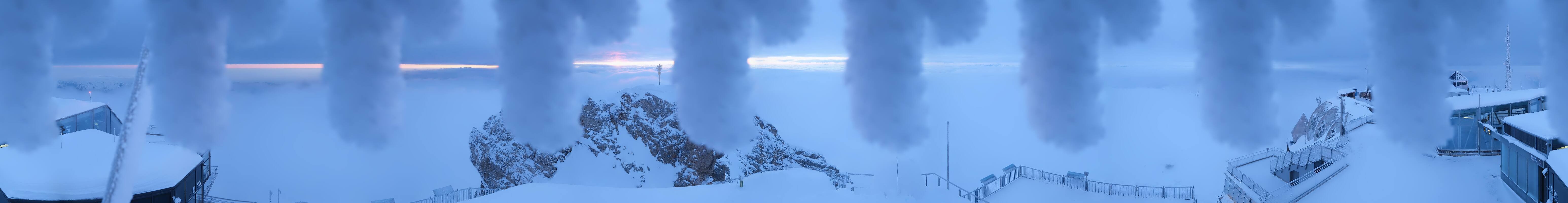 Archived image Webcam Panoramic View Zugspitze