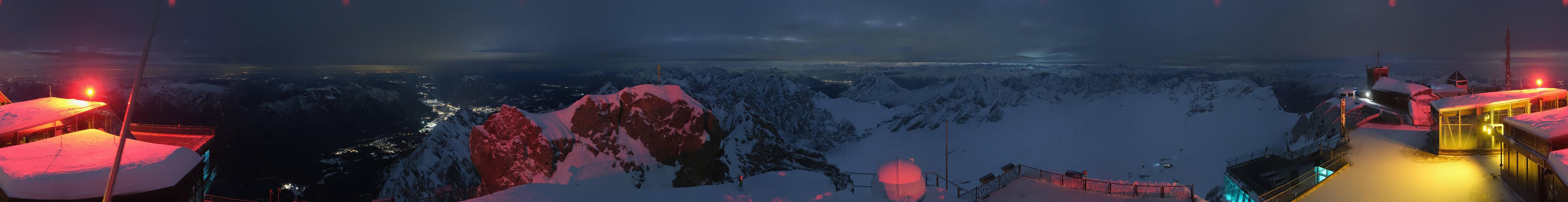 Archived image Webcam Panoramic View Zugspitze