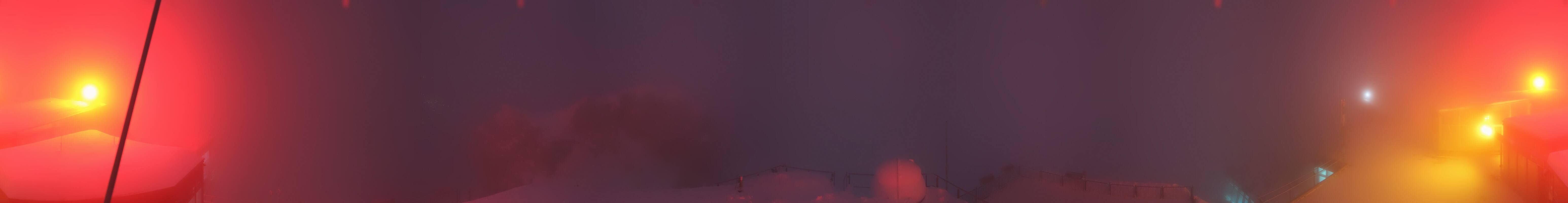 Archiv Foto Webcam Zugspitze: Panoramablick vom Gipfel