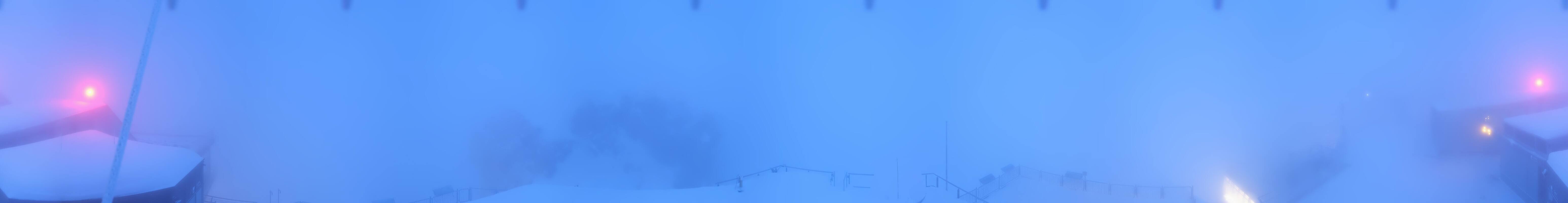 Archiv Foto Webcam Zugspitze: Panoramablick vom Gipfel