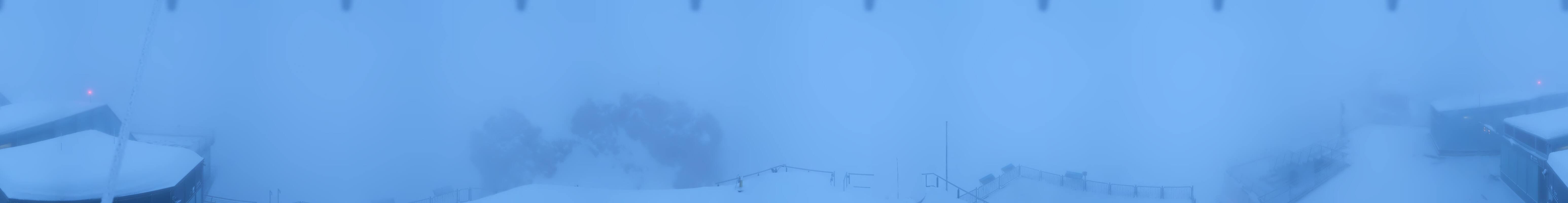 Archiv Foto Webcam Zugspitze: Panoramablick vom Gipfel