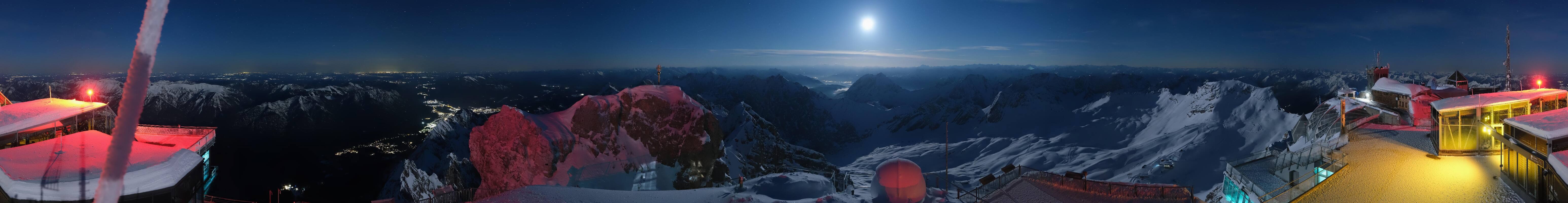 Archived image Webcam Panoramic View Zugspitze