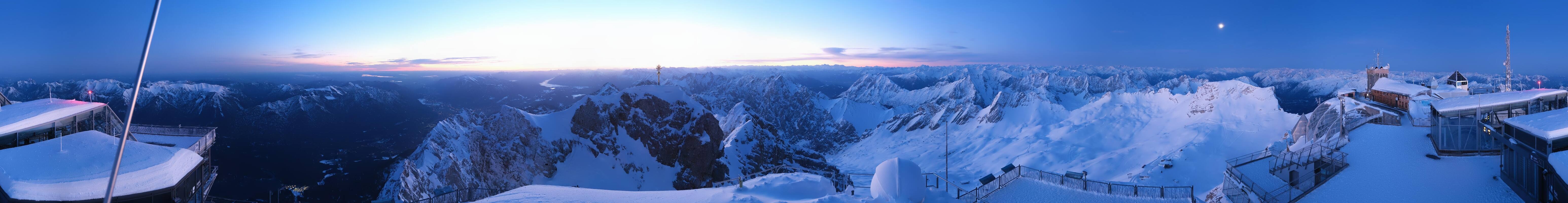 Archived image Webcam Panoramic View Zugspitze