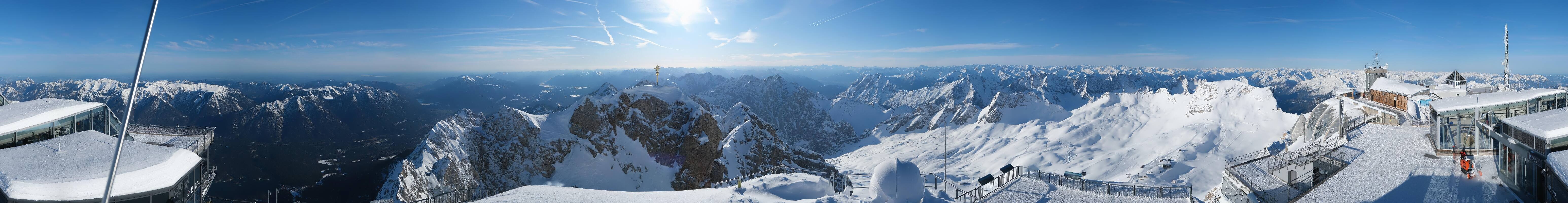 Archived image Webcam Panoramic View Zugspitze