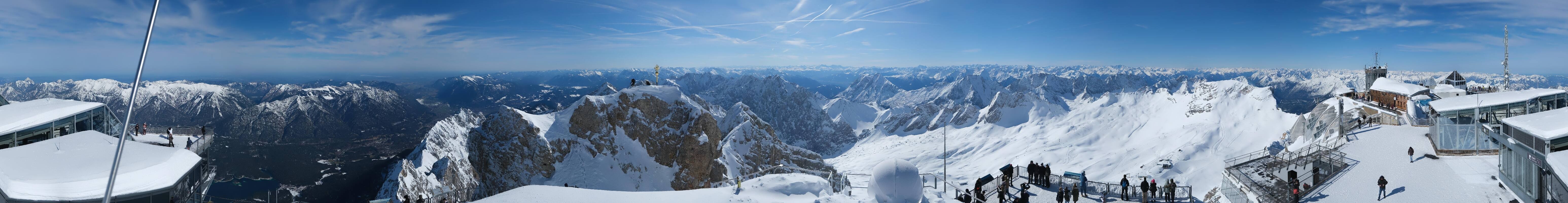 Archived image Webcam Panoramic View Zugspitze