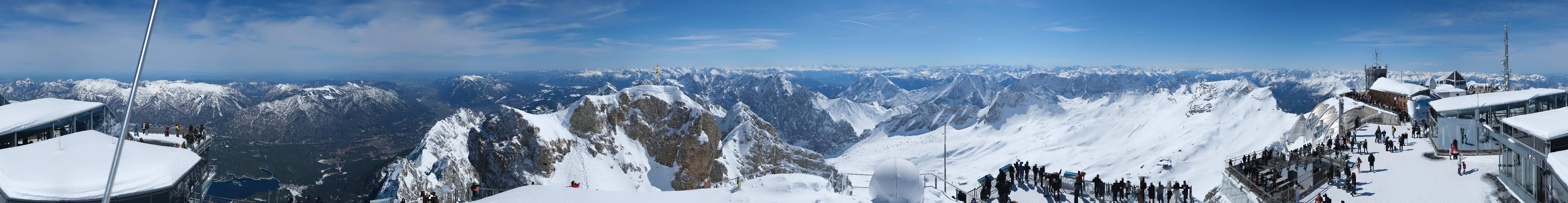 Archived image Webcam Panoramic View Zugspitze
