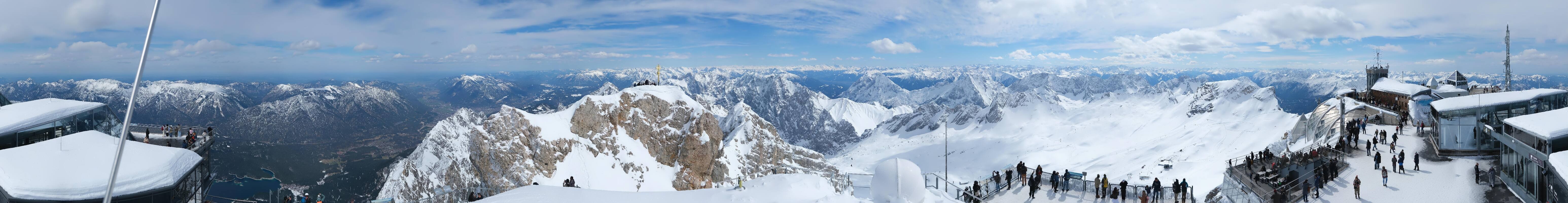 Archived image Webcam Panoramic View Zugspitze