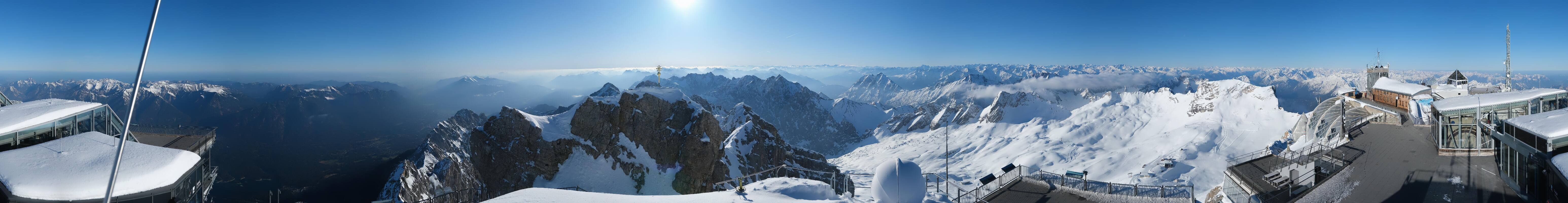 Archived image Webcam Panoramic View Zugspitze
