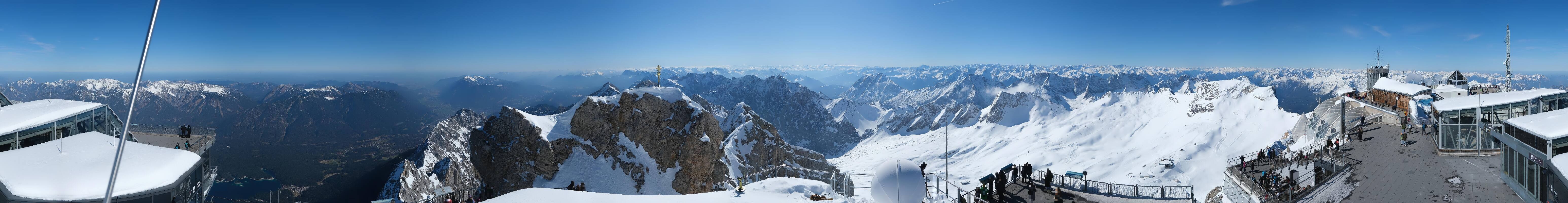 Archived image Webcam Panoramic View Zugspitze