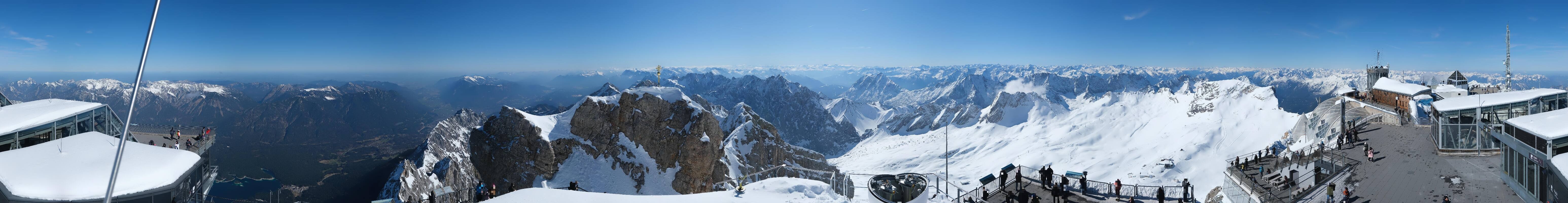 Archived image Webcam Panoramic View Zugspitze