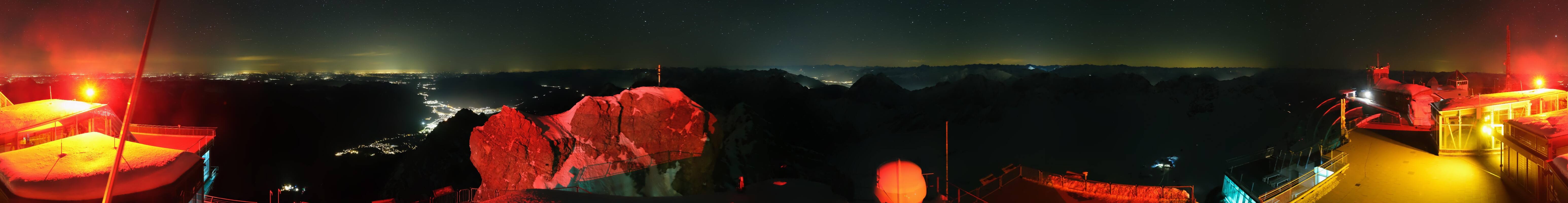 Archived image Webcam Panoramic View Zugspitze