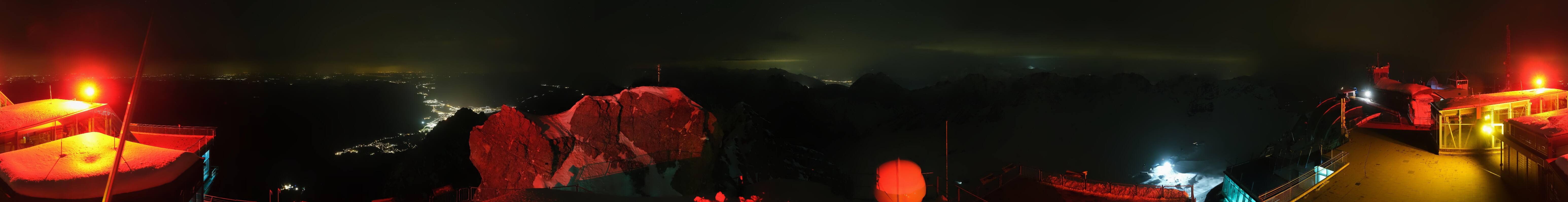 Archived image Webcam Panoramic View Zugspitze