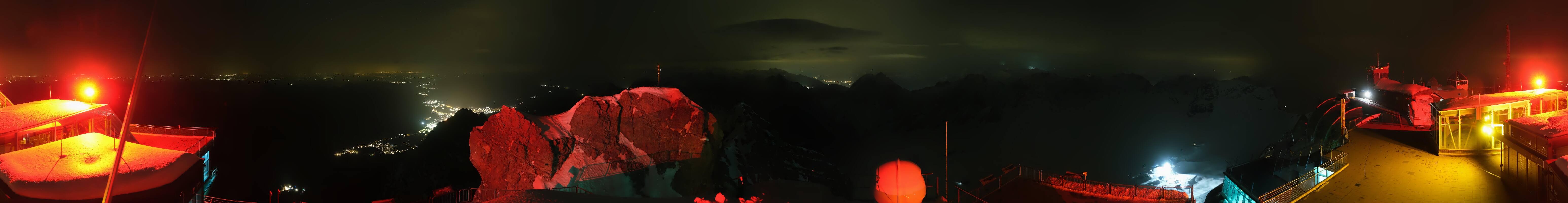 Archived image Webcam Panoramic View Zugspitze