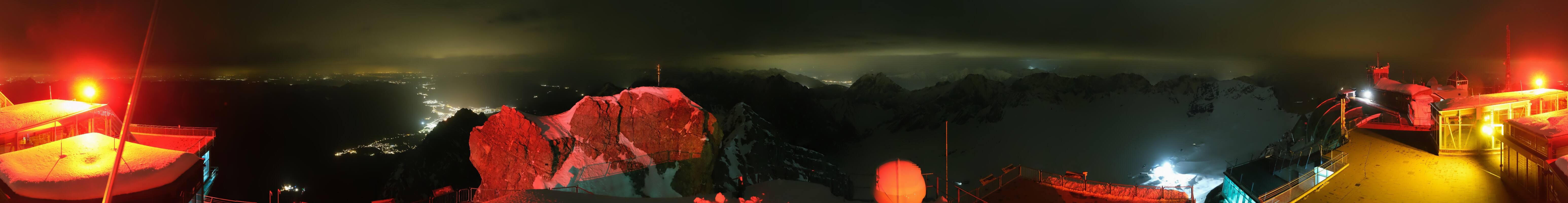 Archived image Webcam Panoramic View Zugspitze