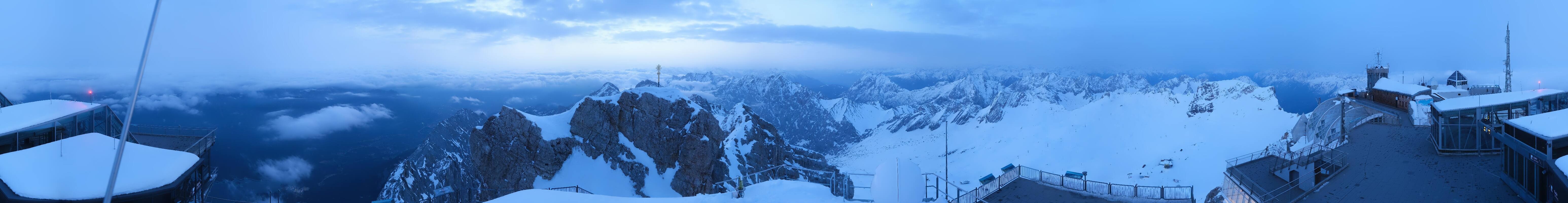 Archived image Webcam Panoramic View Zugspitze