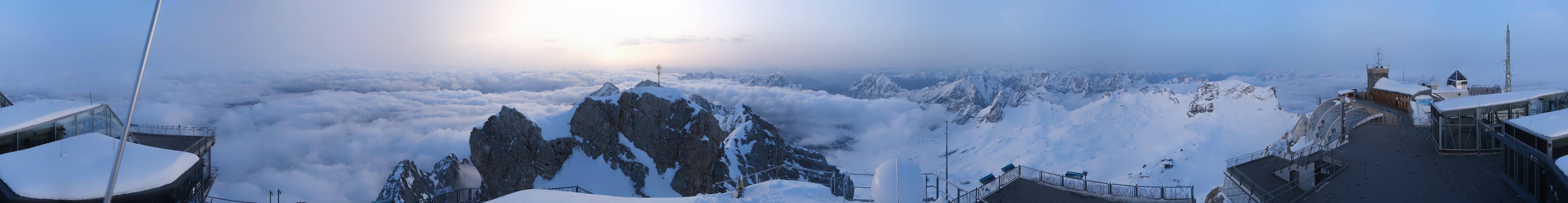 Archived image Webcam Panoramic View Zugspitze