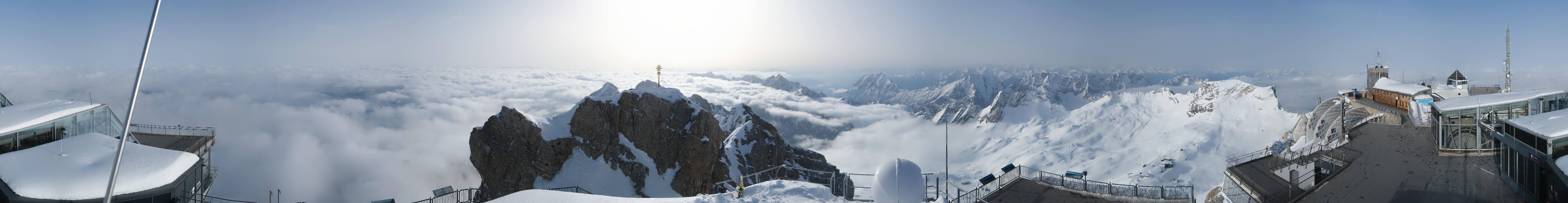 Archived image Webcam Panoramic View Zugspitze