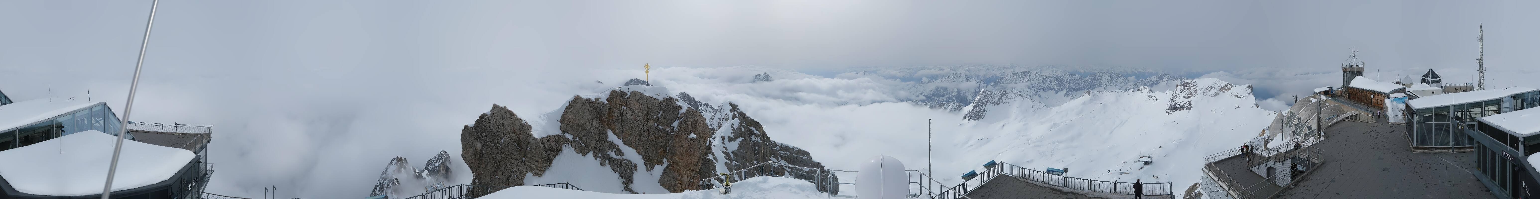 Archived image Webcam Panoramic View Zugspitze