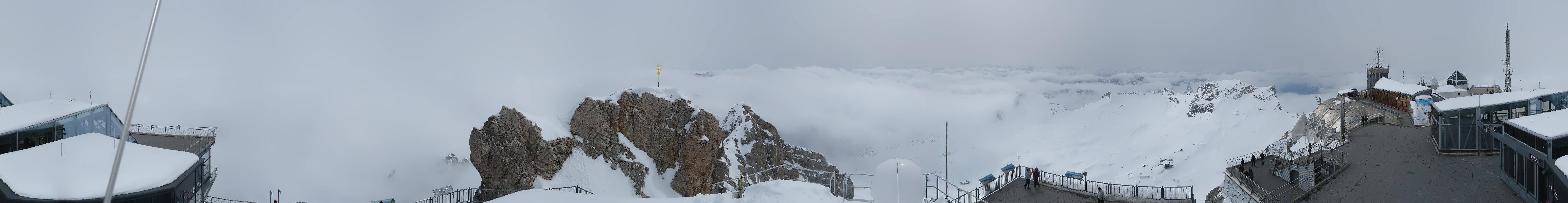 Archived image Webcam Panoramic View Zugspitze