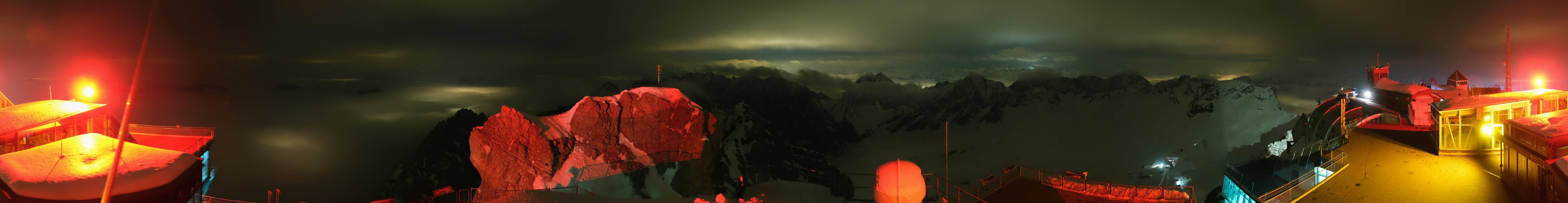Archived image Webcam Panoramic View Zugspitze
