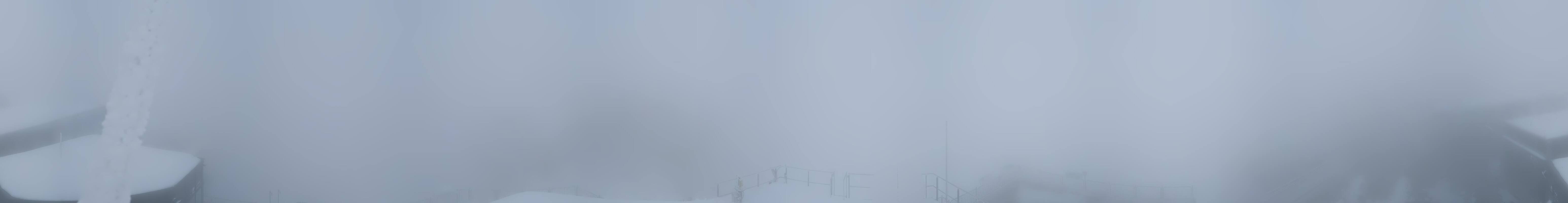 Archiv Foto Webcam Zugspitze: Panoramablick vom Gipfel