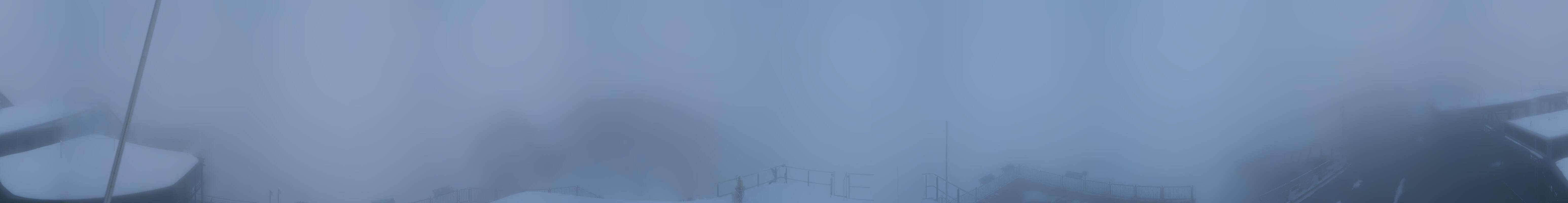 Archiv Foto Webcam Zugspitze: Panoramablick vom Gipfel