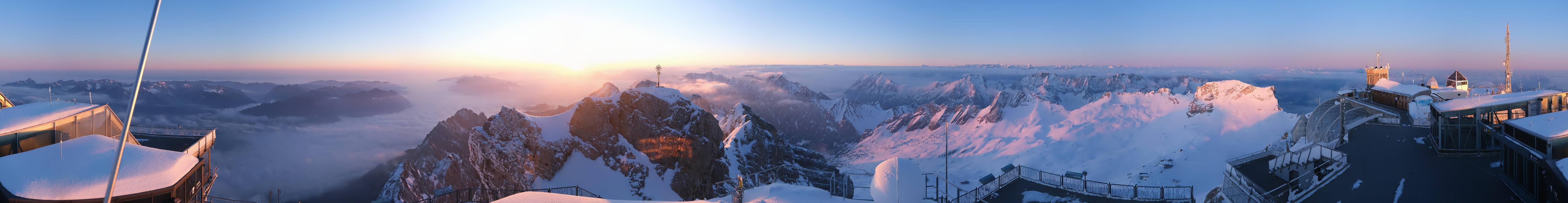 Archived image Webcam Panoramic View Zugspitze