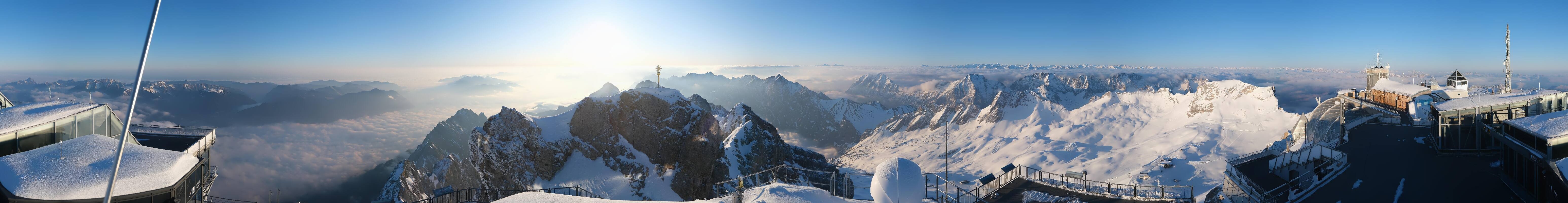 Archived image Webcam Panoramic View Zugspitze