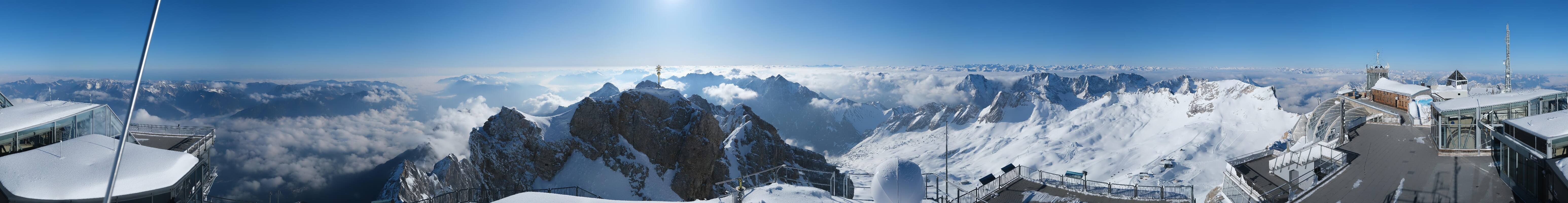 Archived image Webcam Panoramic View Zugspitze