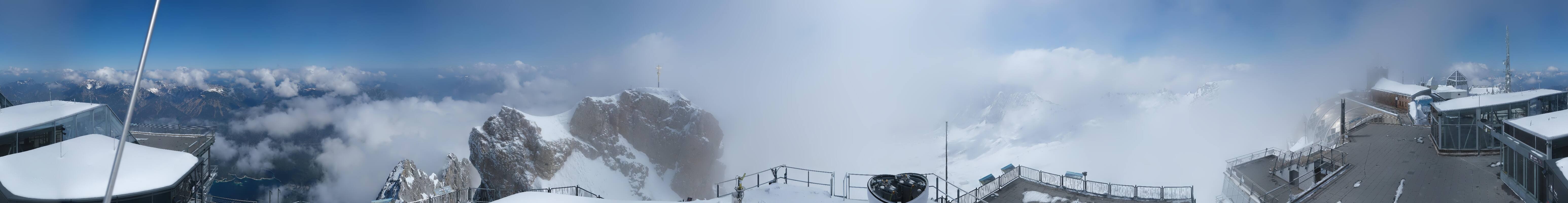 Archived image Webcam Panoramic View Zugspitze