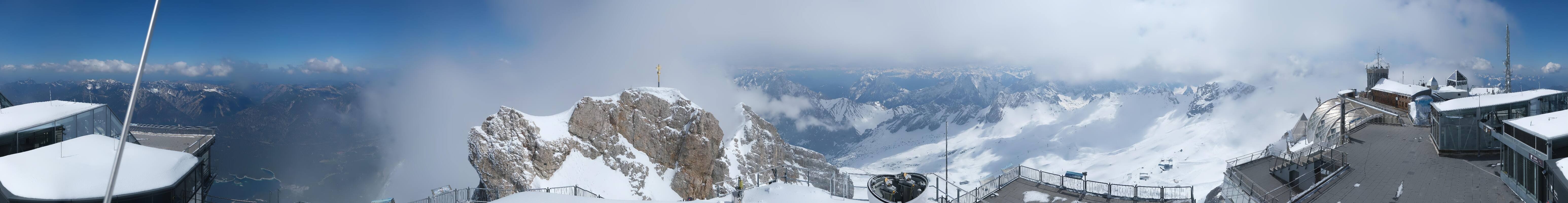 Archived image Webcam Panoramic View Zugspitze