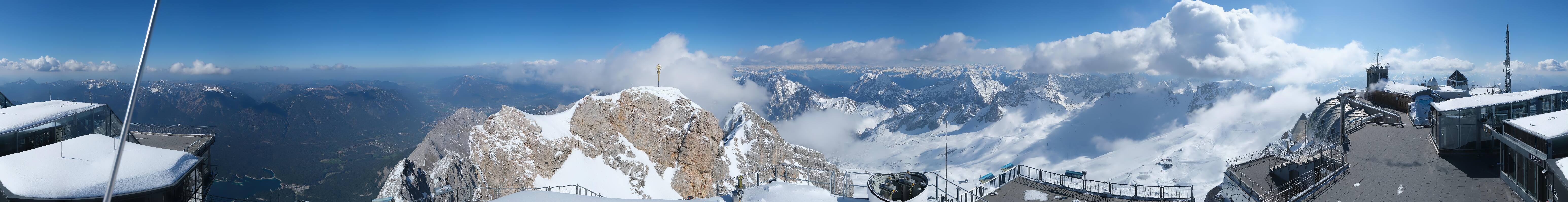 Archived image Webcam Panoramic View Zugspitze