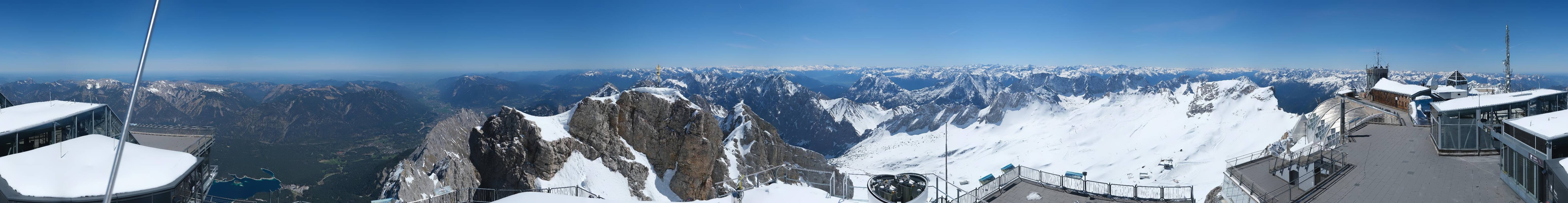 Archived image Webcam Panoramic View Zugspitze