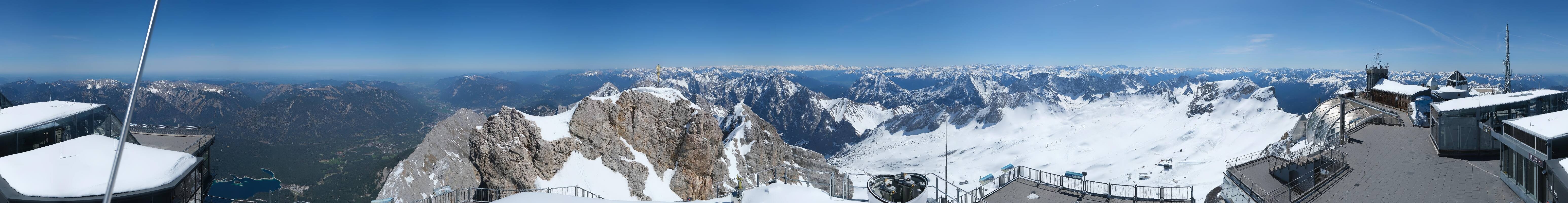 Archived image Webcam Panoramic View Zugspitze