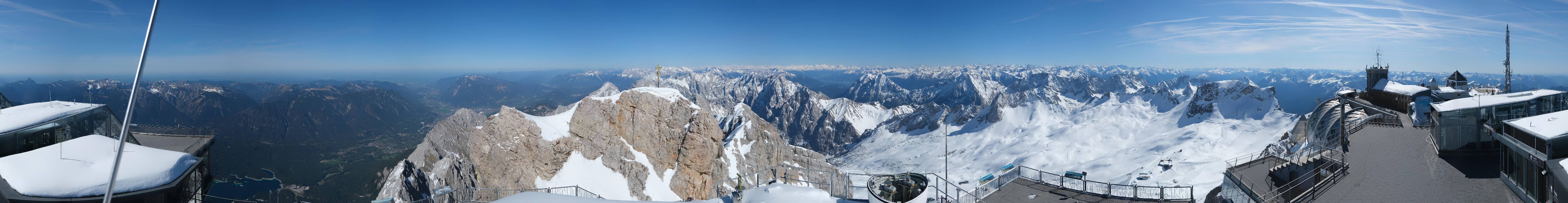 Archived image Webcam Panoramic View Zugspitze