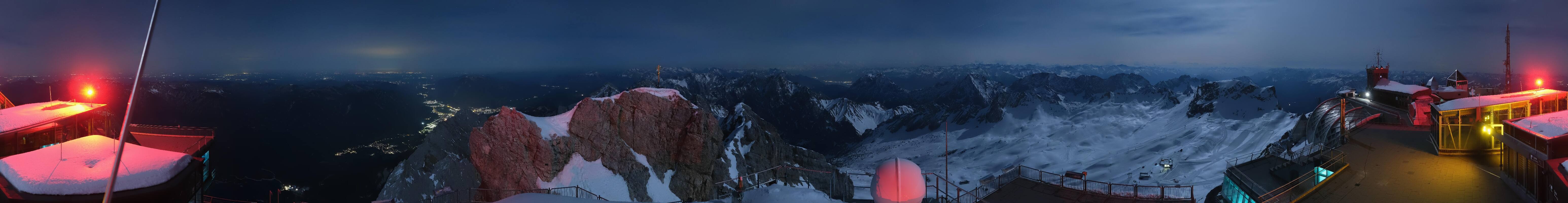 Archived image Webcam Panoramic View Zugspitze