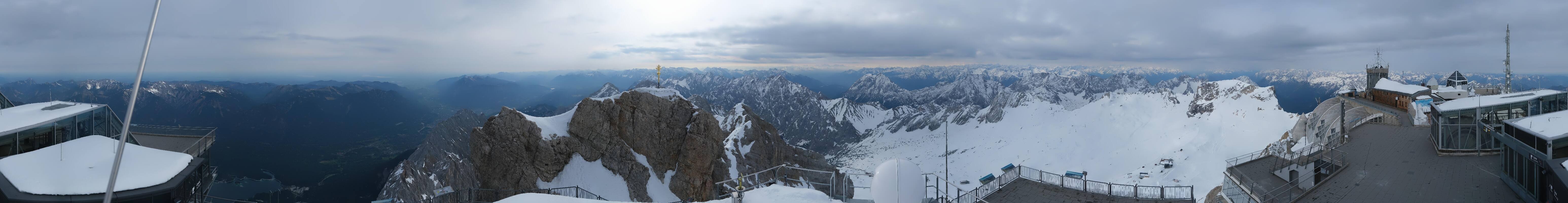Archived image Webcam Panoramic View Zugspitze