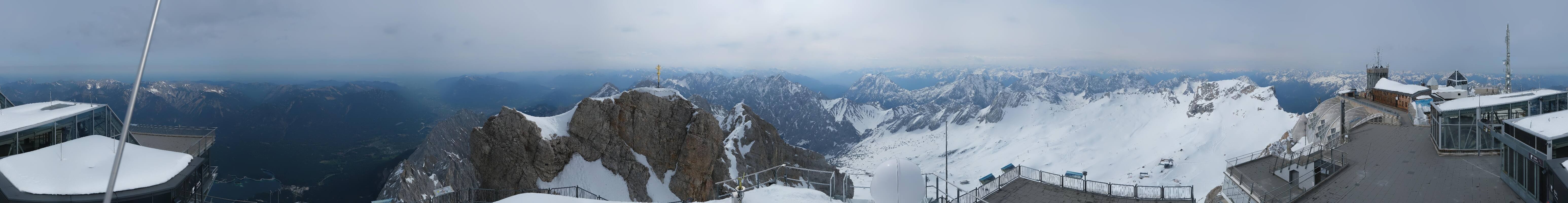Archived image Webcam Panoramic View Zugspitze