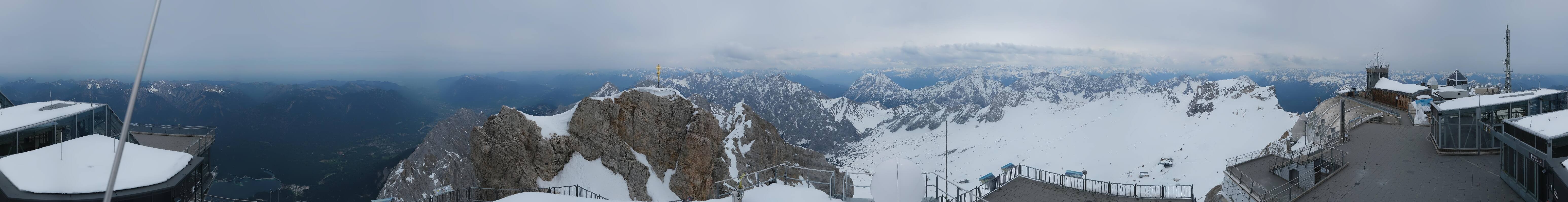 Archived image Webcam Panoramic View Zugspitze
