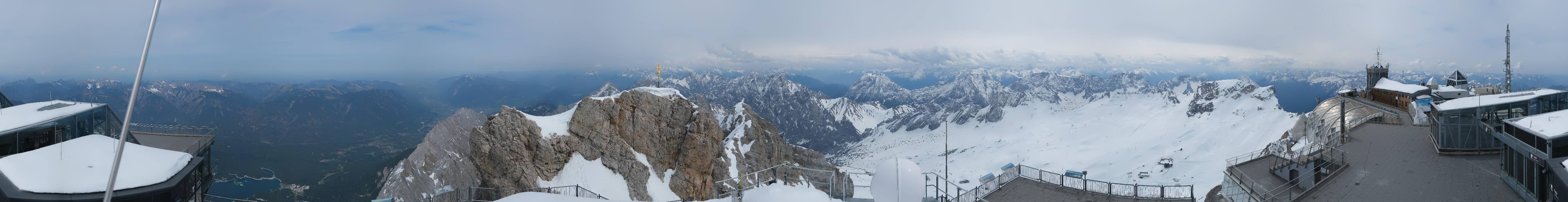 Archived image Webcam Panoramic View Zugspitze